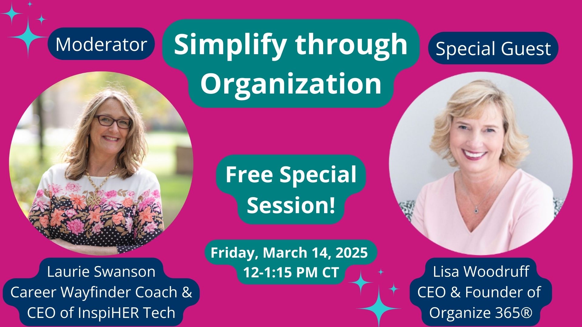 Free Event - Simplify through Organization