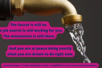 Keeping Your Job Search Faucet On and Enjoying the Summer