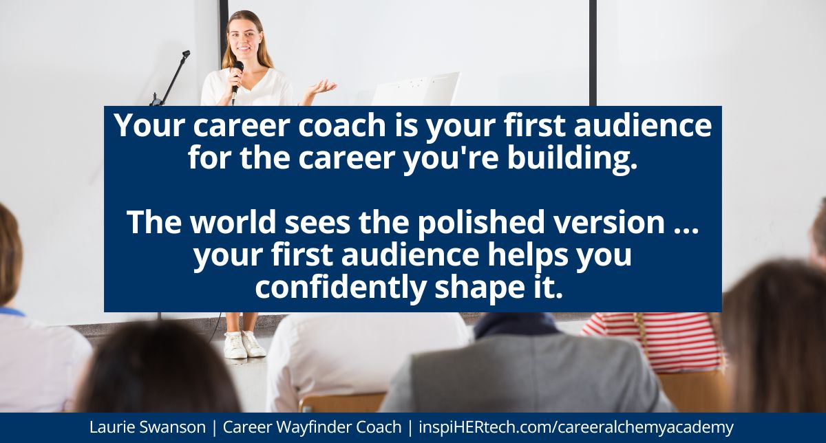 Your Career Coach Is Your First Audience ... The Linda McCartney To Your Paul McCartney